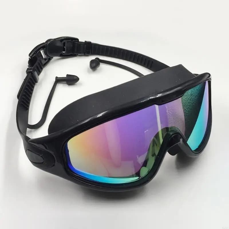 Swimming Glasses for Adult Diving Goggles Swim Goggles Leakproof Swimming Eyewears With Ear Plugs and Swimming Caps