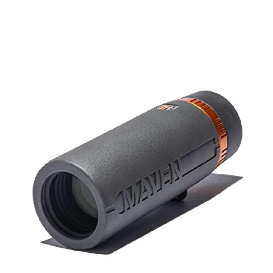 Binocolo Compatto CM.1 8x32mm Impermeabile, Ingrandimento 8X, Ottica Multistrato, Design Grigio/Arancione, Leggero e Portatile