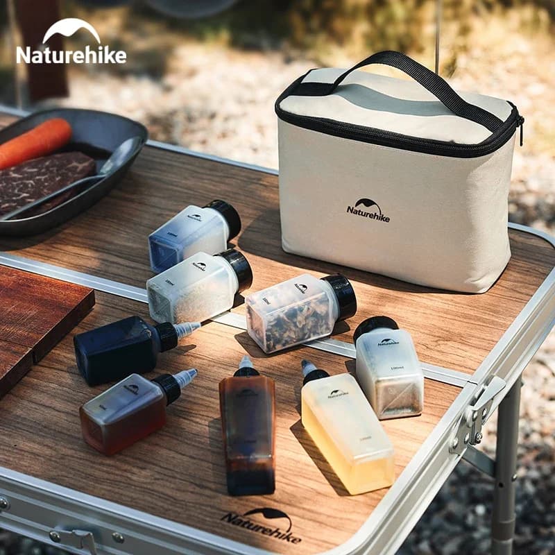 Naturehike campeggio cucina barattolo di condimento contenitore di spezie portatile Set di pentole forniture polvere liquida Bbq Picnic condimento Can