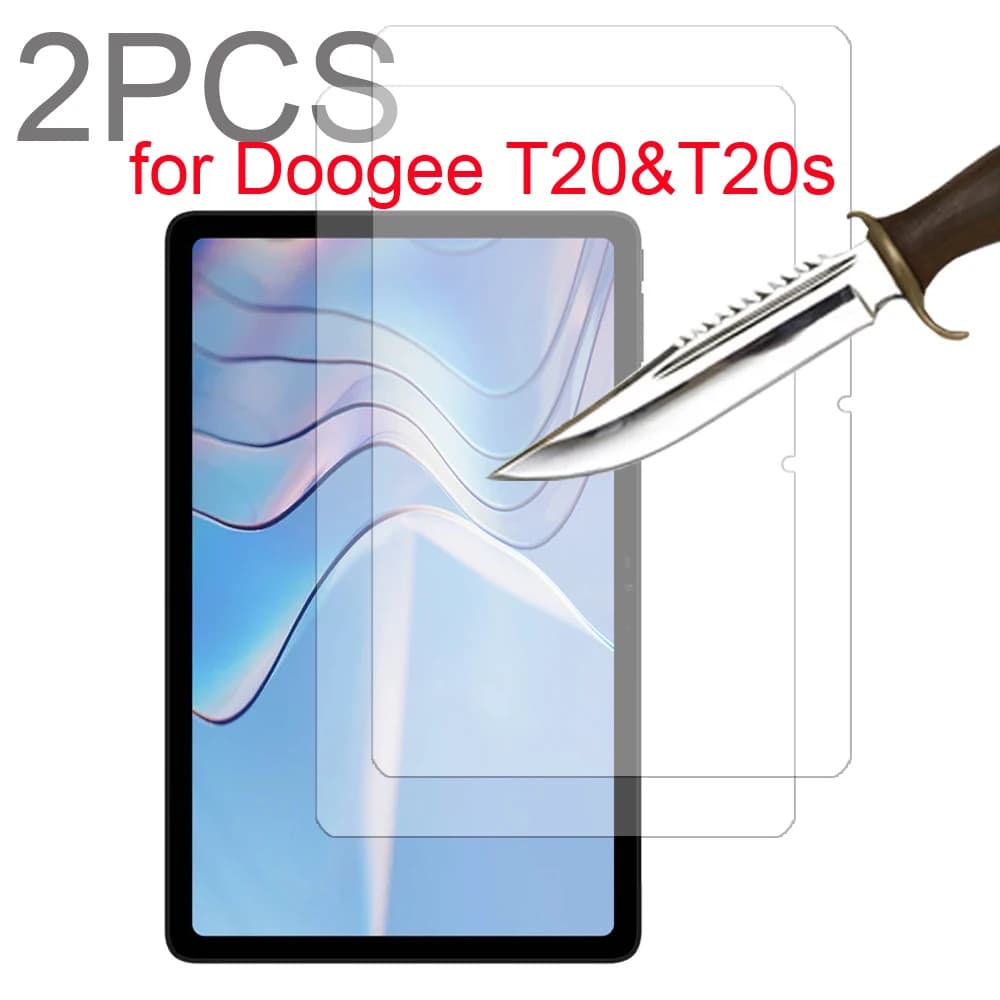 2 pezzi per Doogee T20 e T20S 10.4 ''proteggi schermo in vetro temperato per tablet pellicola protettiva HD trasparente