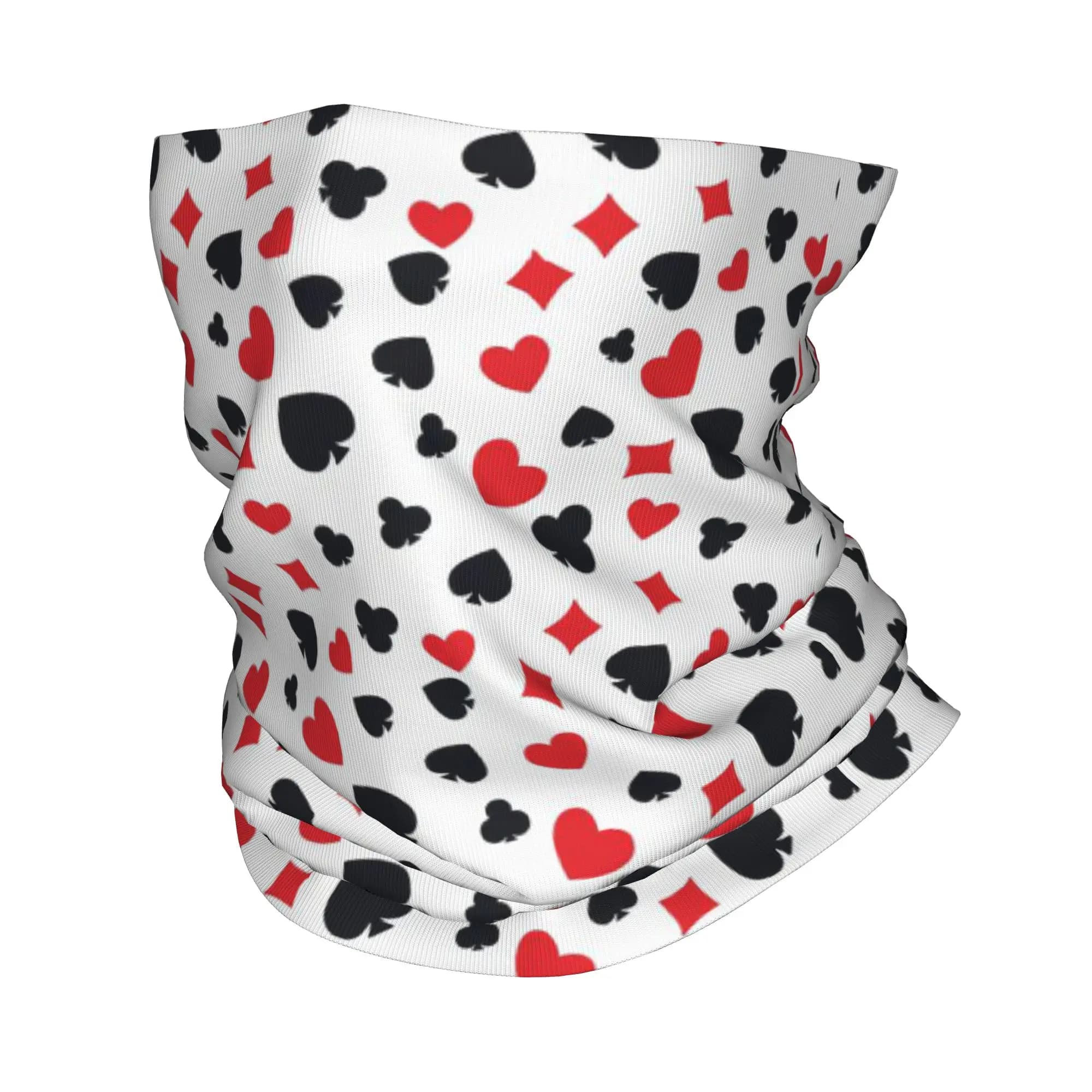 Bandana Poker Flower Color con stampa floreale, copricollo, maschera, sciarpa, copricapo multifunzione per sport all'aria aperta, per uomo, donna, adulto