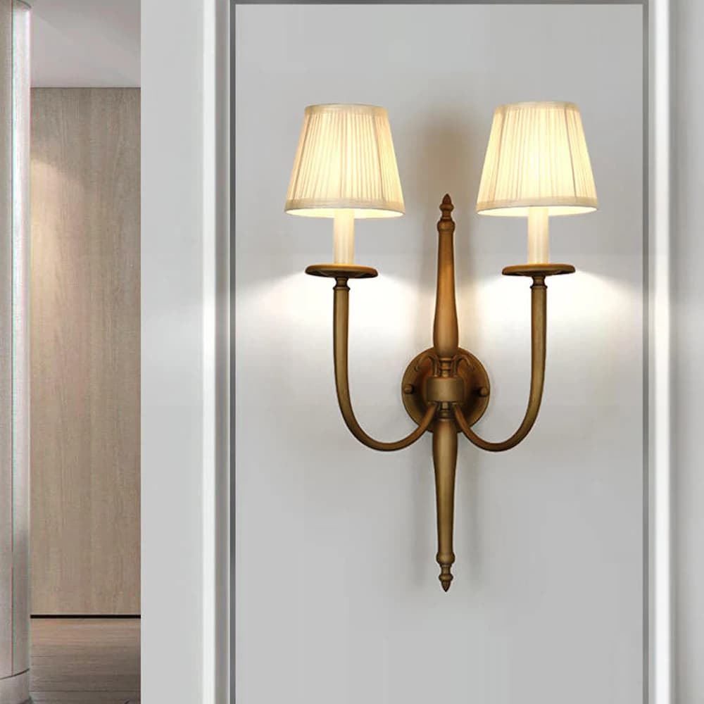 Lampada da parete lunga a doppia testa lampada da parete per interni a LED per soggiorno sfondo parete letto panno corridoio luce