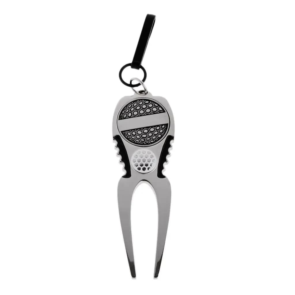 Golf Repair Tool Magnetic Ball Marker Zinc Alloy Divot Tool Durable Golf Accessories for Putting Green and Fairway Play