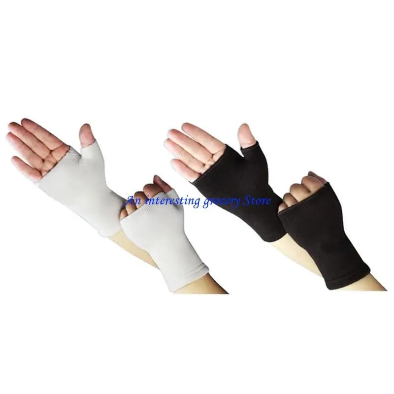 652D Guanti da polso senza Supporto per polso sportivo Tutore Guanti per compressione per artrite Supporto per mano Manica