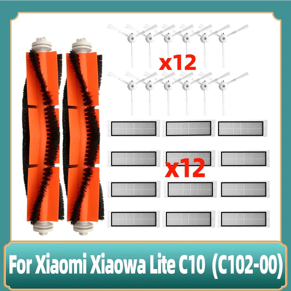 Compatibile con il robot aspirapolvere Xiaomi Xiaowa Lite C10 / C102-00 Spazzola principale Spazzola laterale Filtro HEPA Accessori Ricambi