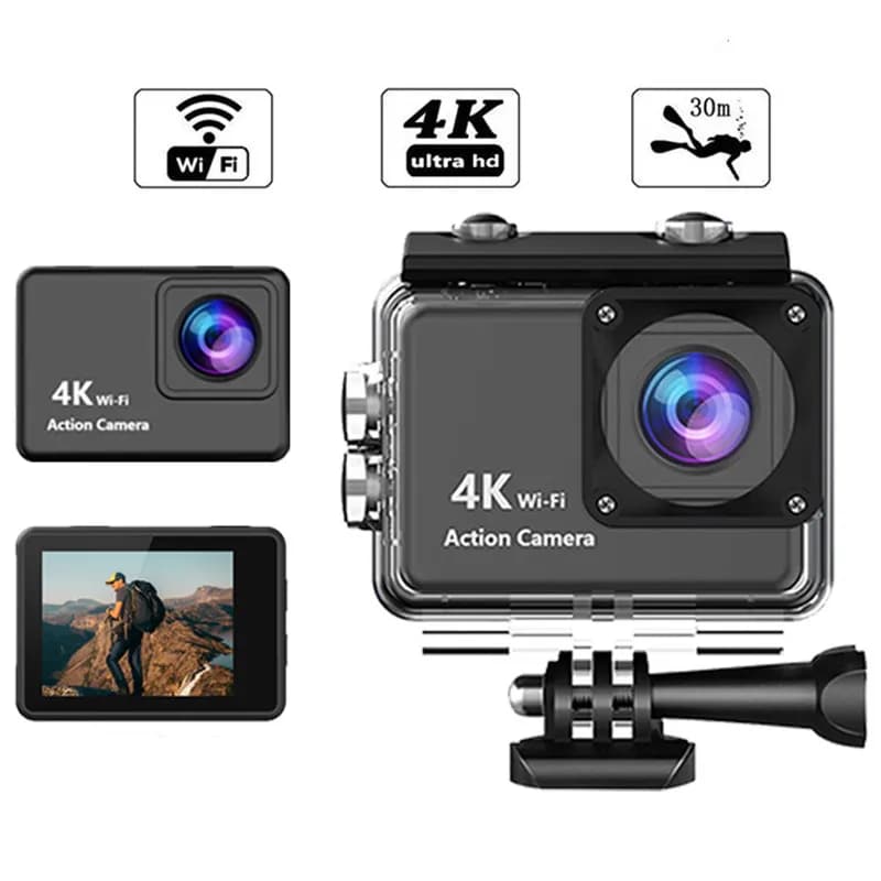 Telecamera sportiva da esterno 4K WiFi immersioni sportive DV subacquee telecamere esterne impermeabili ad alta definizione Webcam