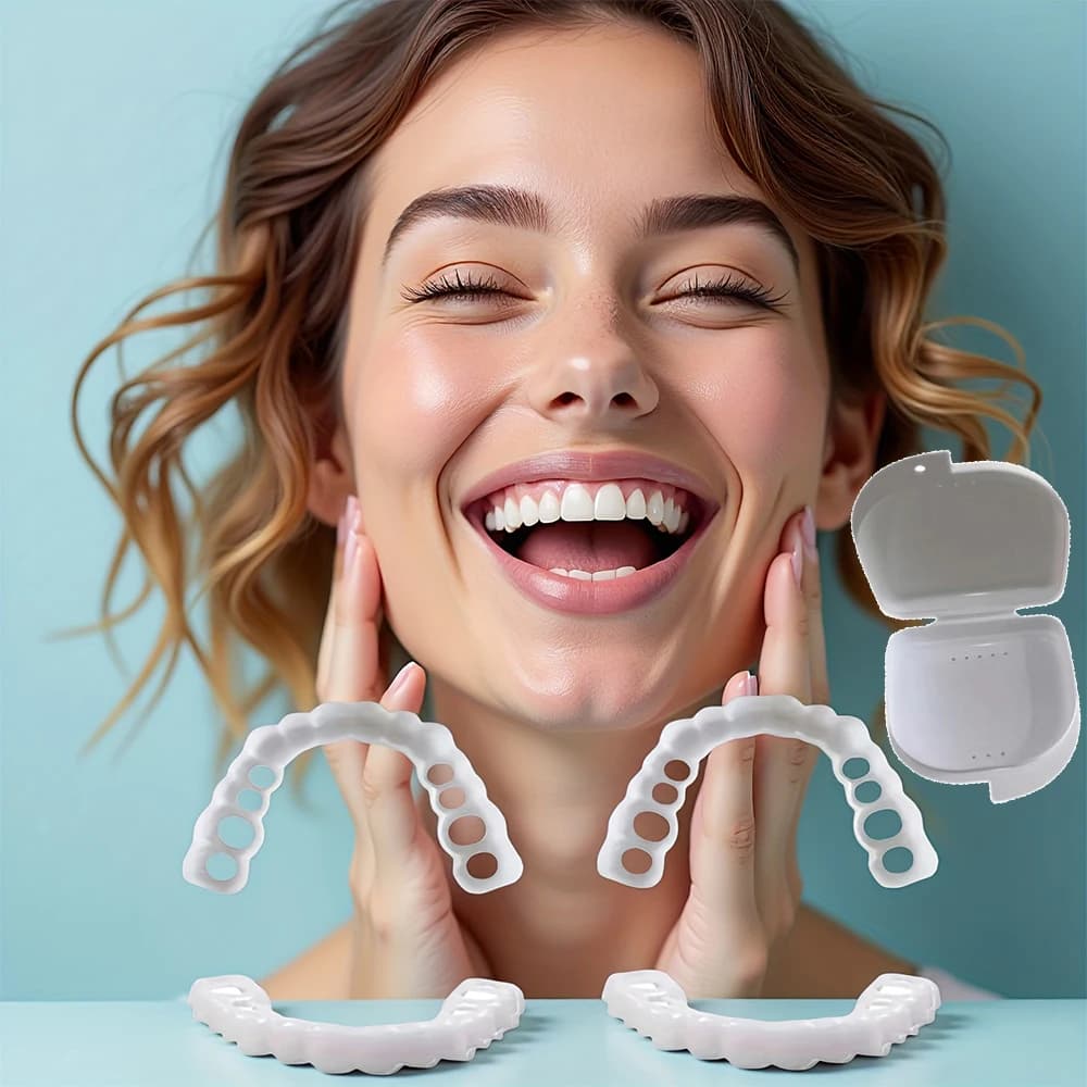 Copertura sbiancante flessibile per denti, materiale riutilizzabile e resistente che nasconde naturalmente difetti, spazi vuoti e macchie sui denti H2931