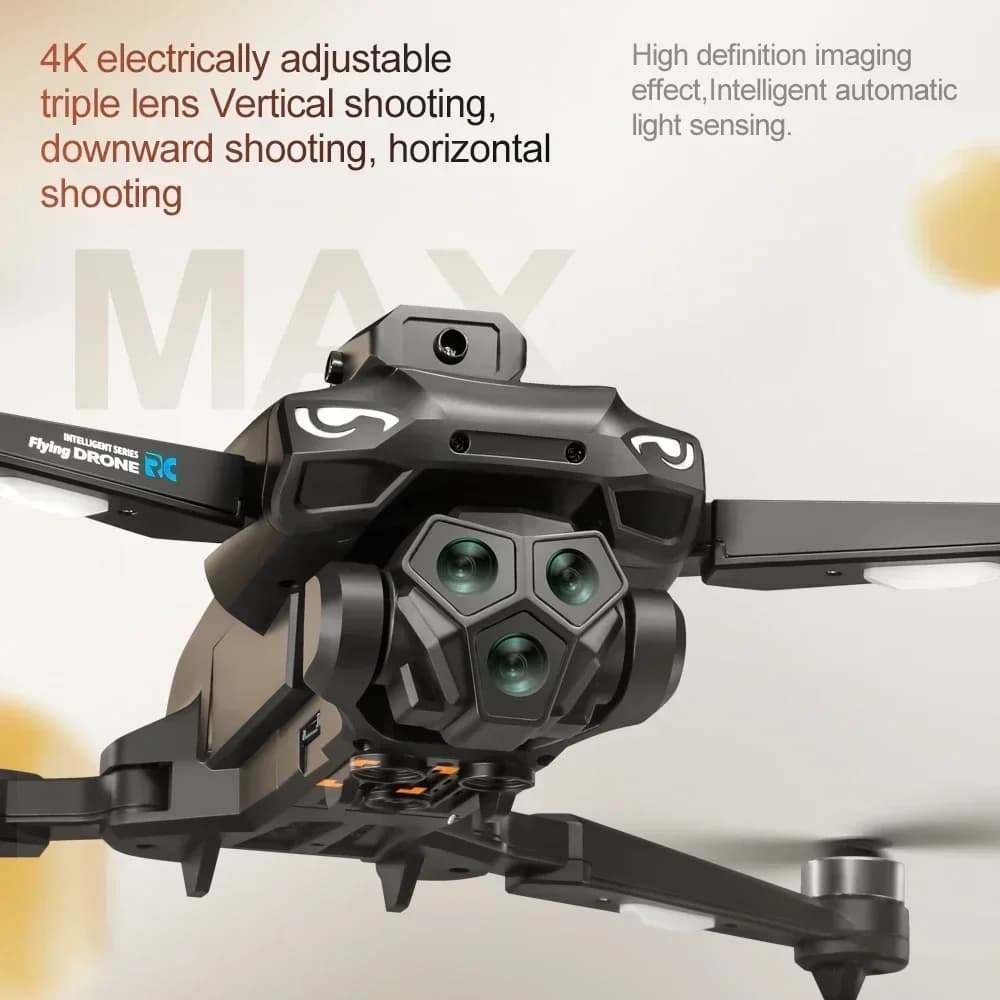 Mini Drone RC M33 con Telecamera HD 4K 1080P FPV, Droni RC Professionali con Evitamento Ostacoli su Cinque Lati, Elicottero Giocattolo