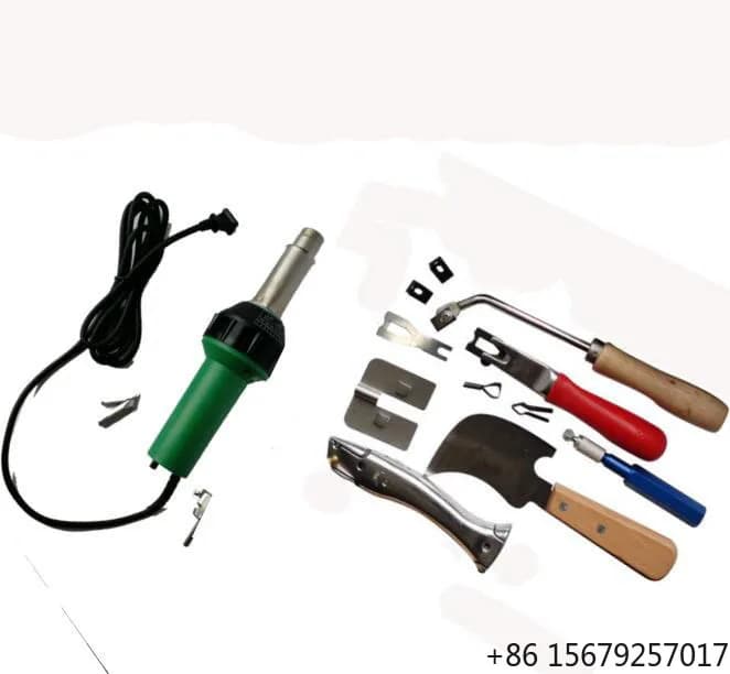 110V/230V 1600W Professional Linoleum or Vinyl Floor Hot Air Welding Kit With Plastic Heat Gun and Accessories for PVC Floor
