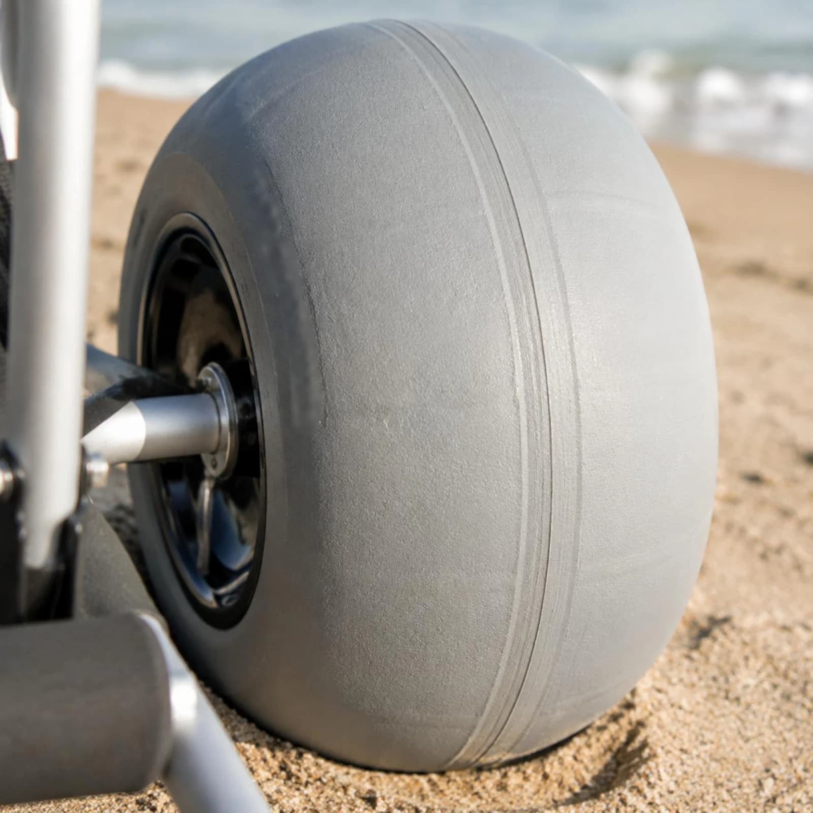 Beach Kayak Trolley Trolley Soft Sand Friendly Kayak Trolley Paddle Board Carrier Portable Airless Tire Trolley Large Wheels