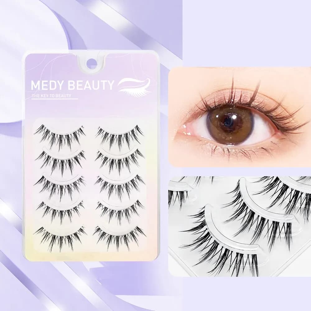 Ciglia 3D Premade Fan A/M Forma Spikes Cluster Ciglia Mix Estensione Trucco individuale Super Natural Wispy Peduncle prefabbricato fai da te