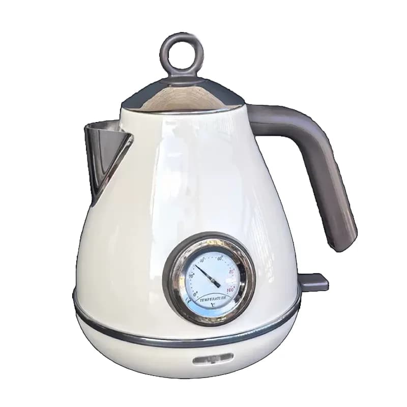 Smart Stainless Steel Electric Kettle for Home Use or Hotel with Protective Temperature Display against Ebollition and Dry