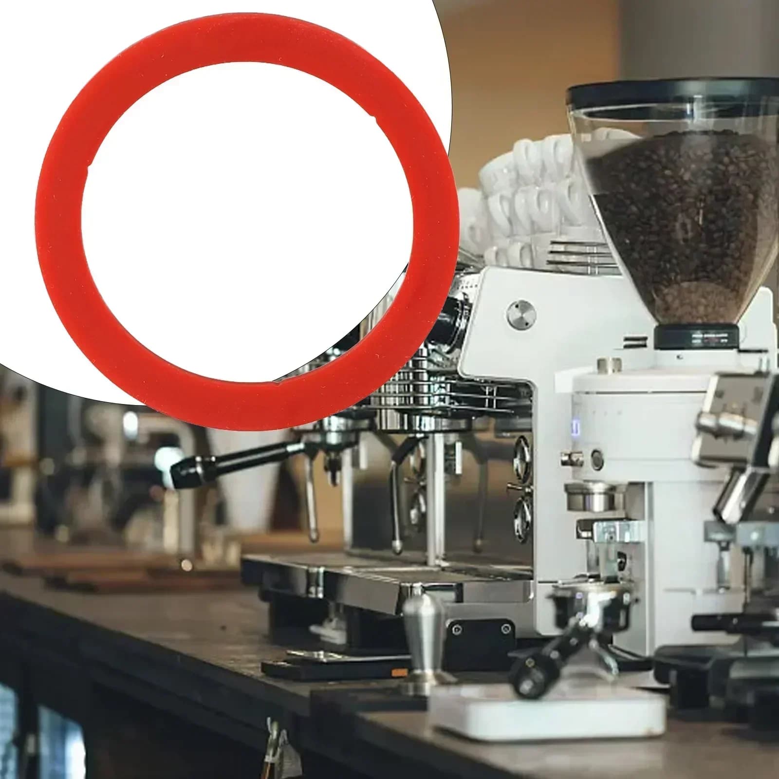 1/2 pz E61 Guarnizione di Gruppo In Silicone 8.0mm Kit Testa di Gruppo Per Macchine Da Caffè Gaggia 73X57X8 Mm accessori per il caffè