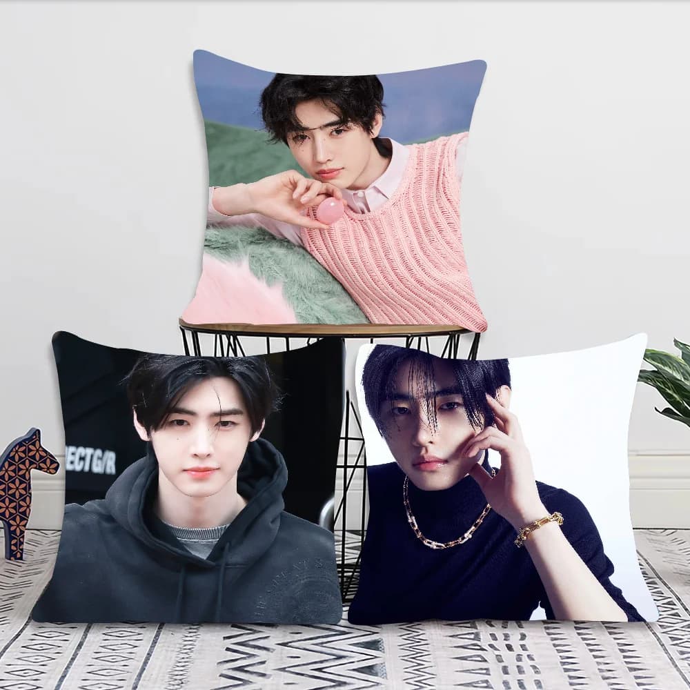 Park Sunhoon Pop Singer Federa Cuscino quadrato Camera da letto Divano Tempo libero Comfort Cuscino Auto Soggiorno Decorazione della casa 40X40