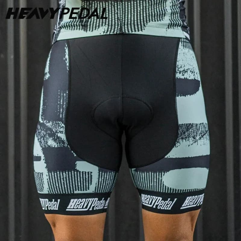 Heavypedal Team pantaloncini da ciclismo da uomo pantaloncini da bici collant MTB Pro abbigliamento da bicicletta estate traspirante ad asciugatura rapida 16D imbottito in GEL