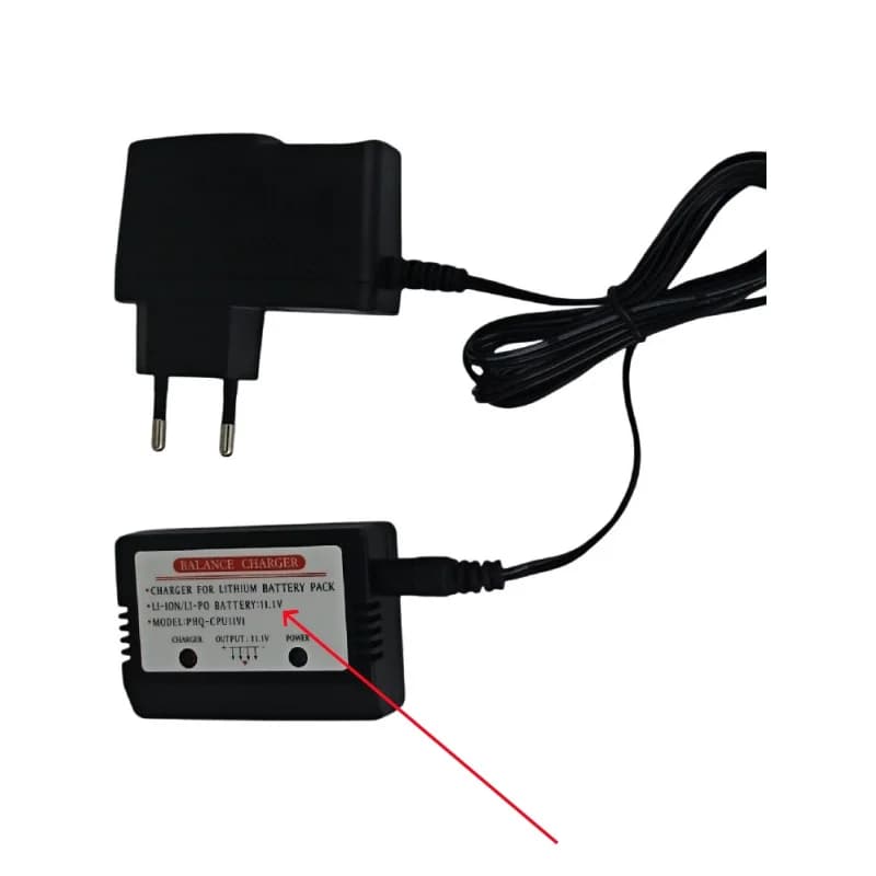 Balanced battery charger LiPo 3S 11.1V AC/DC with overload protection for drones Cheerson CX-20 CX20