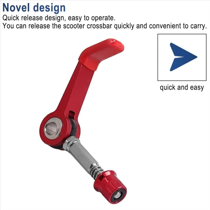 A79E-Per scooter elettrico INOKIM OXO OX Sistema pieghevole a sgancio rapido Parte scooter elettrico