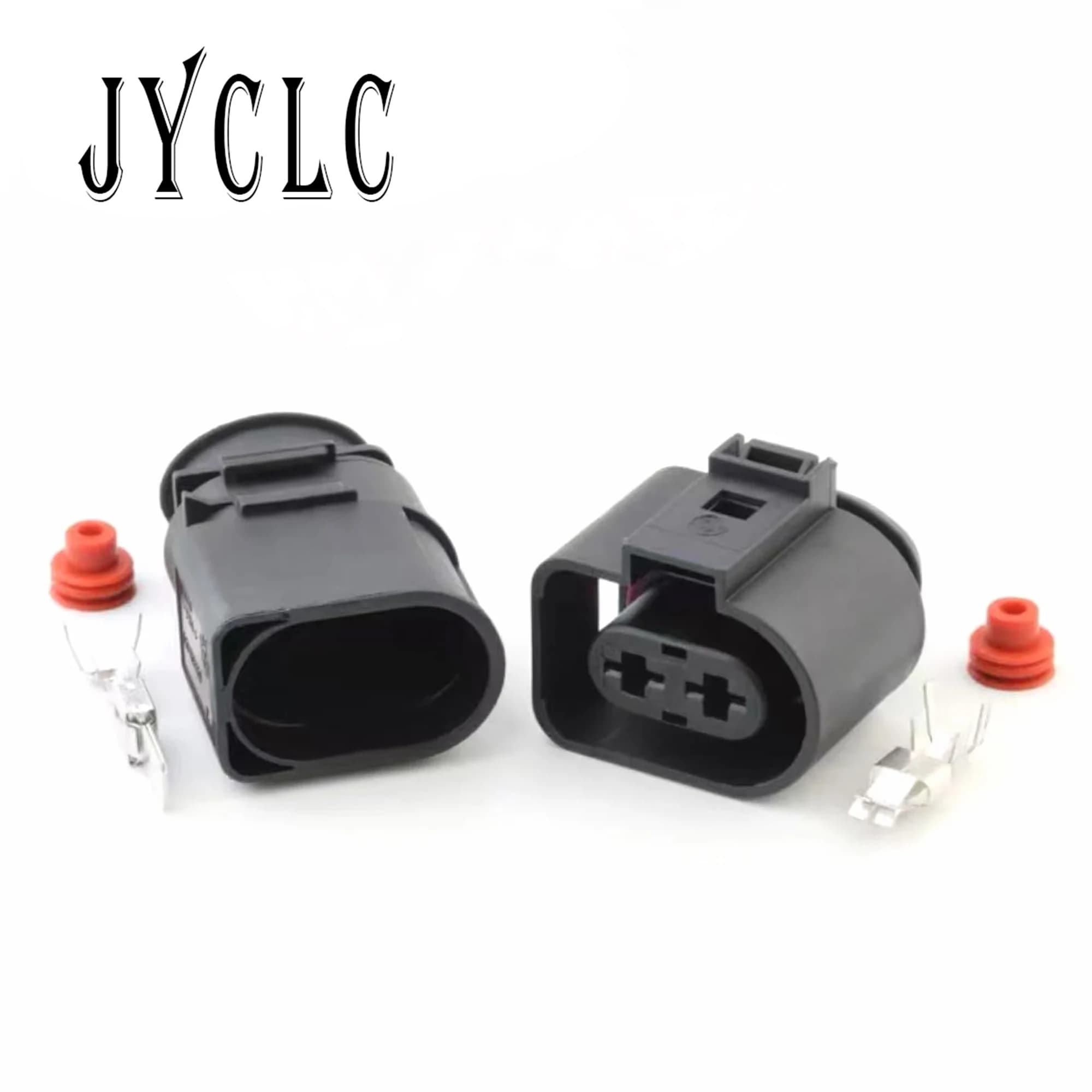 1/5/10 Set Connettori Impermeabili a 2 Pin per Auto 1J0973752, Spina Ventola Uscita Aria Console Centrale Auto 1J0973852 per Volkswagen Audi