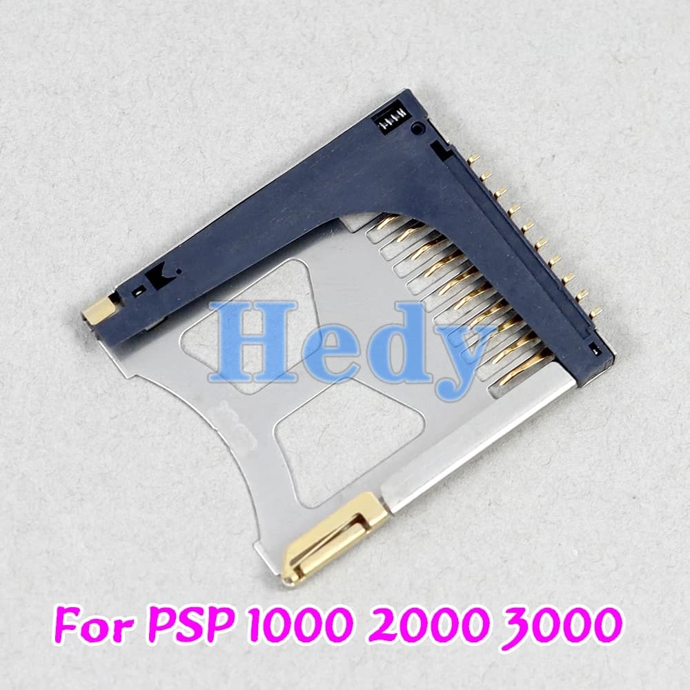 2 Pezzi Ricambio Slot per Scheda di Memoria, Lettore, Supporto, Presa, Parti di Riparazione per Sony PSP 1000 2000 3000 PSP1000 PSP2000 PSP3000