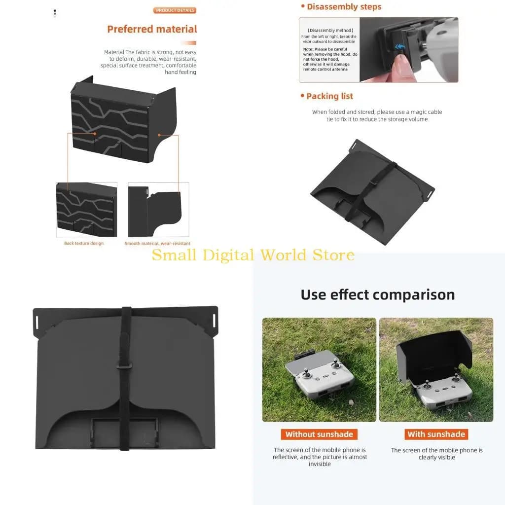77UB Cappuccio telefono Smartphone pieghevole Sunhood per Air 2/2S/Mini 3