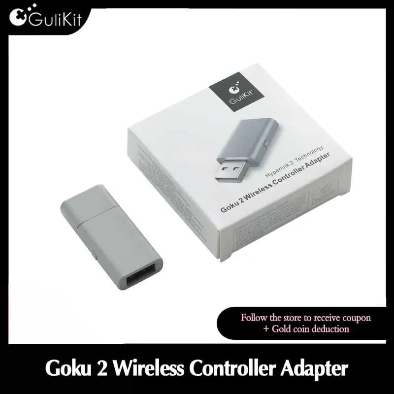Gulikit Goku 2 Wireless Controller Adapter for Nintendo Switch 1/2，Receiver for PC Windows PS4 Android Xbox Series S/X,Xbox One