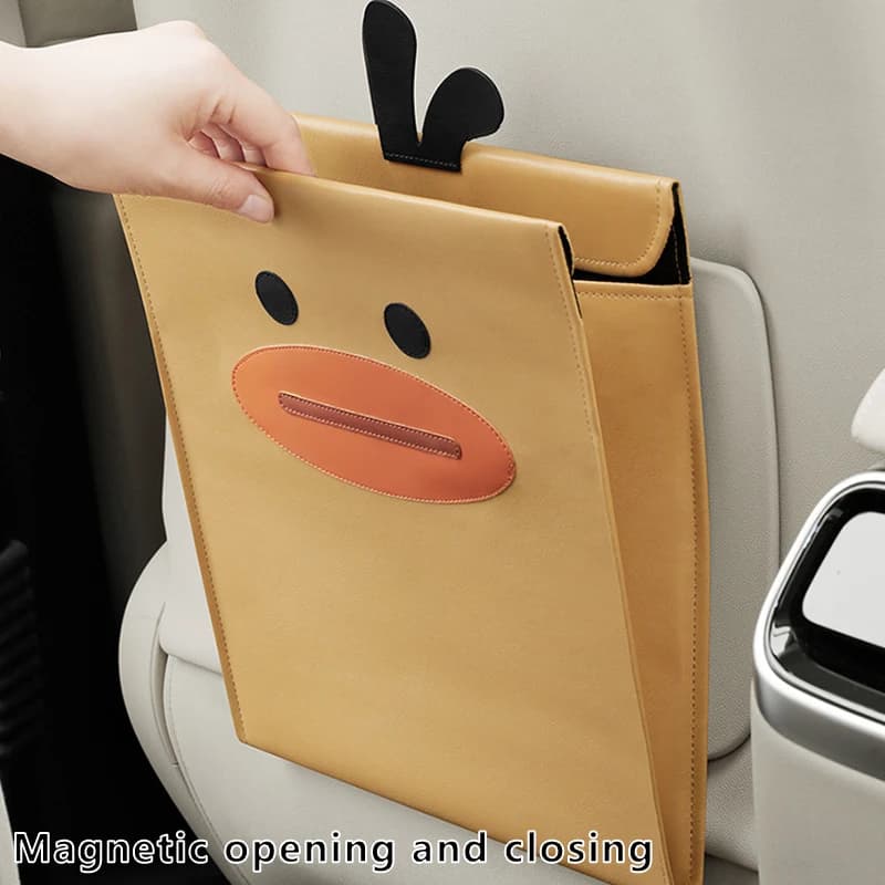 Cartoon 28.5x27.5cm Trash Can in-vehicle Trash Bags for Home Kitchen Pets Restaurant Living Room Nappy Bags Portable Garbage