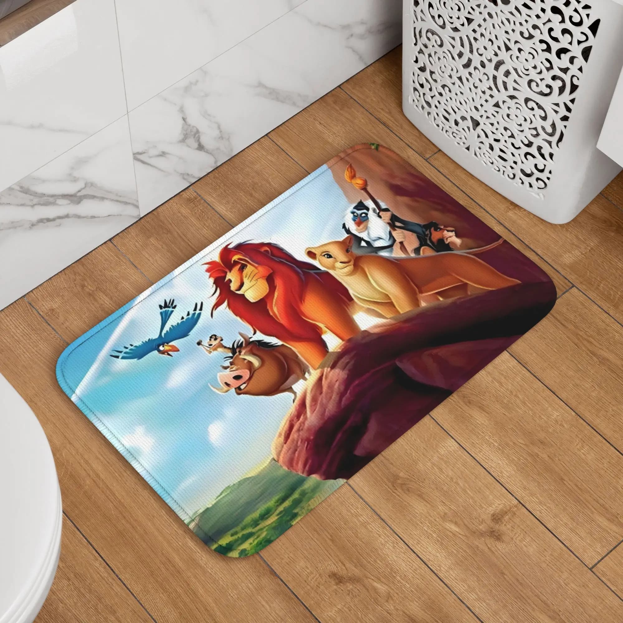 Custom Carpet with cartoons The Lion King, Kawaii Anime anti-slip mat, bathroom carpet, kitchen, balcony, 40*60 cm