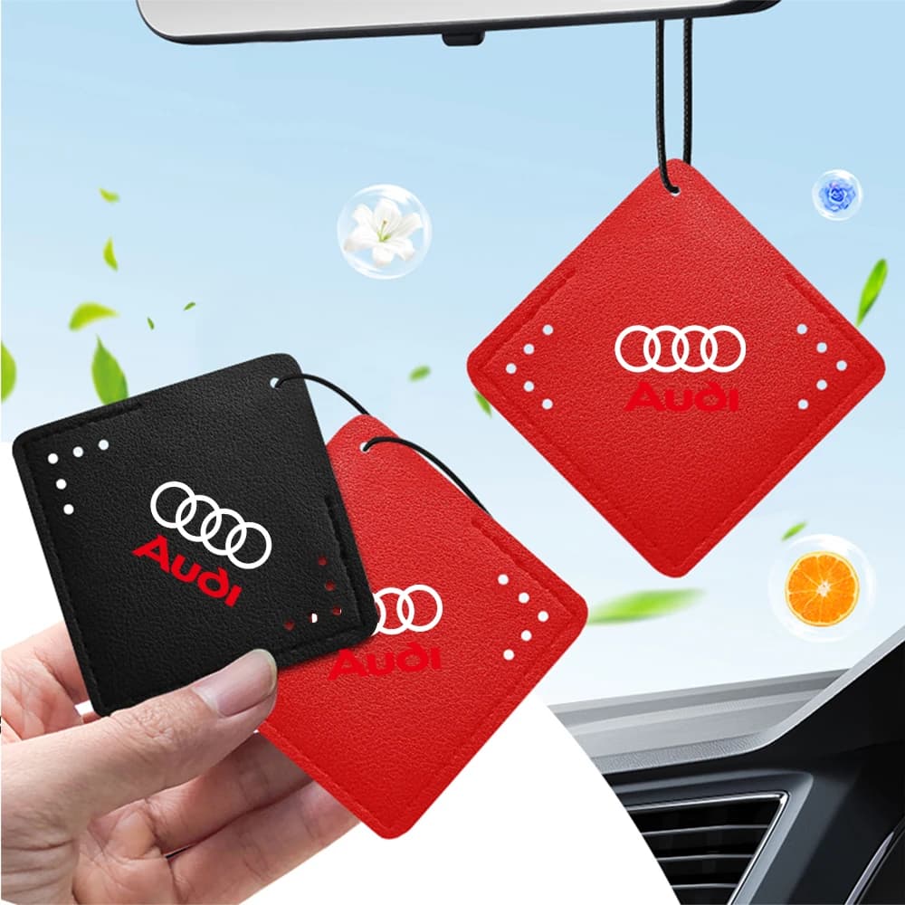 Auto Long Lasting Fragrance Tablet Car Interior Air Freshener Pendant Center Cover For Audi Sline C5 A5 A4 B8 A3 A8 Q3 C7 8P S3