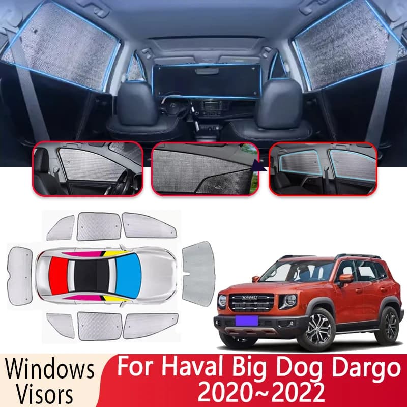 Parasole per Haval Big Dog Dargo 2020 ~ 2022 parabrezza per Auto parasole isolamento termico ricambi Auto protezione solare accessori per visiera