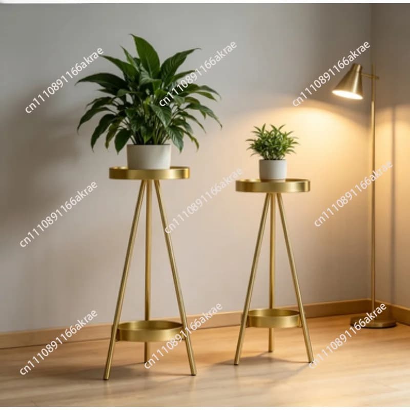 for Indoor Metal Flower Pot Holder Stable Plant Display Stand Home Decoration