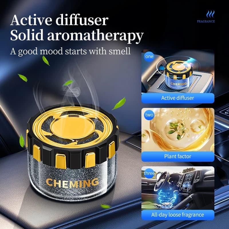 New Car Aromatherapy Solid Perfume Starry Sky Fluent Sand High-end fragrance Long-lasting scents Glitter Decor Deodorant for environments