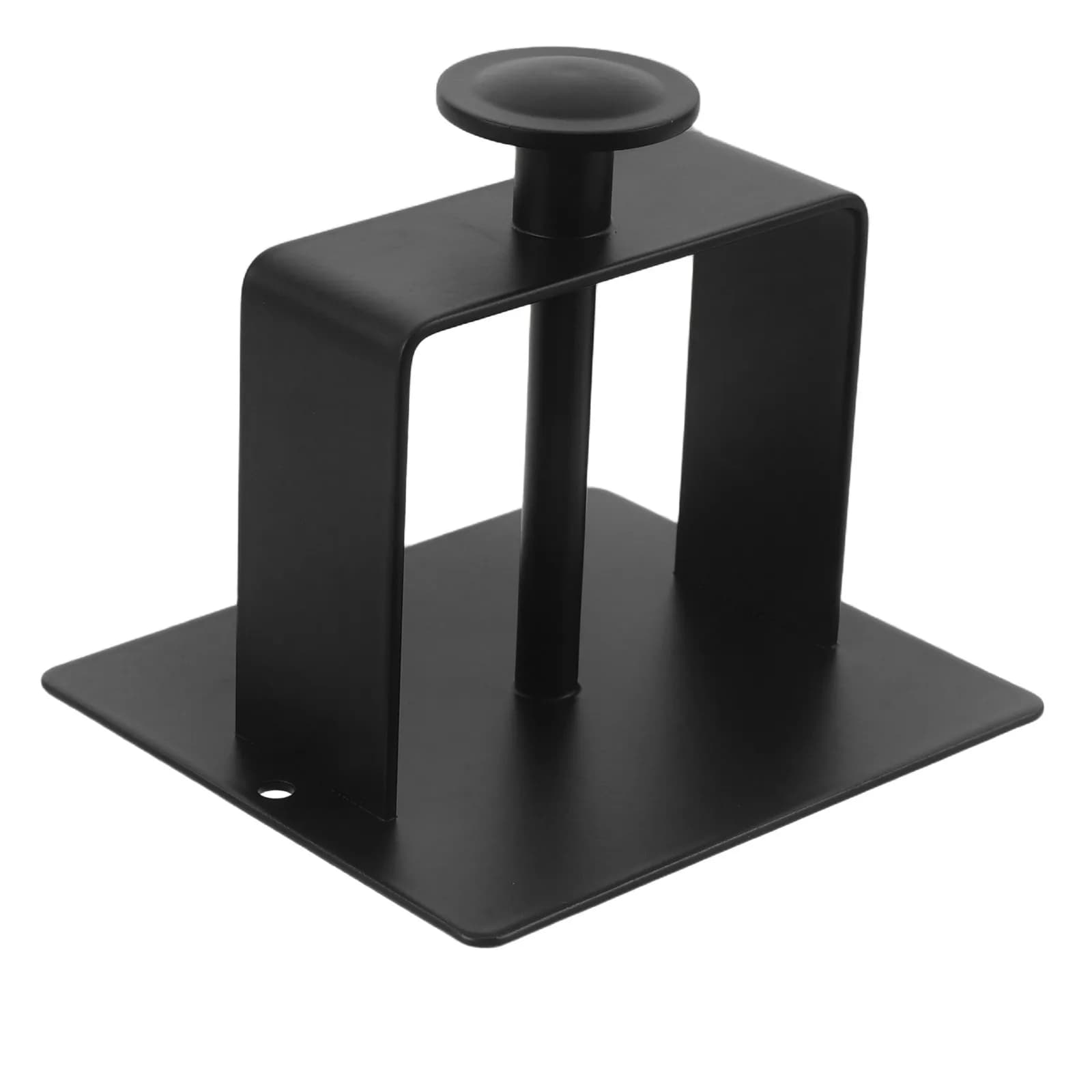 Wall Mounted Hair Straightener Holder Black Perforation Free Storage Bracket for Curling Iron Curler Organizer Bathroom Vanity