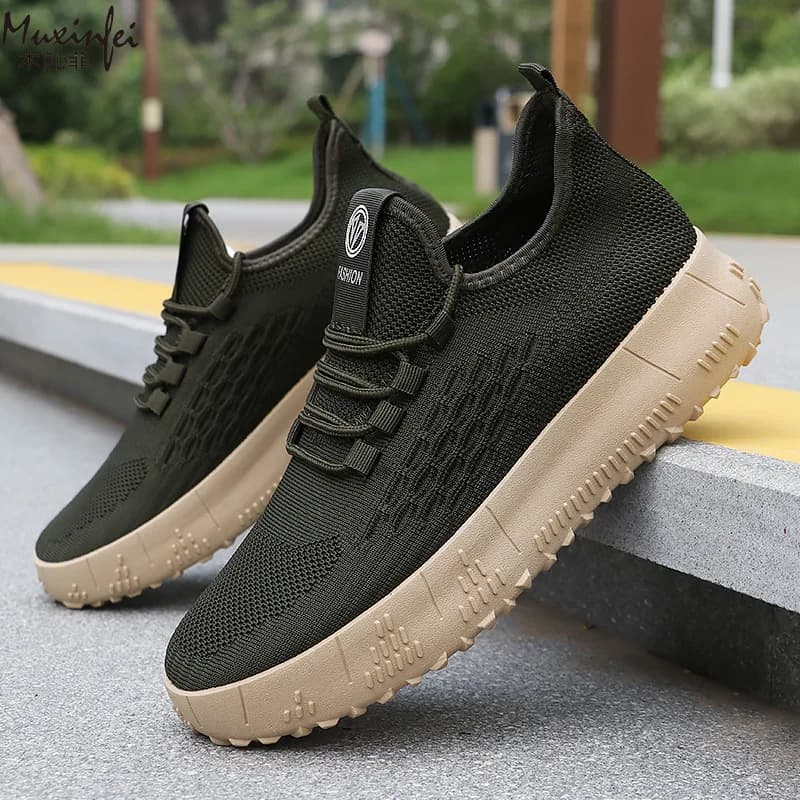 Scarpe da Corsa Uomo 2025 Primavera Autunno Traspiranti Sportive Casual Trendy Nuove Versatili Sneakers Uomo