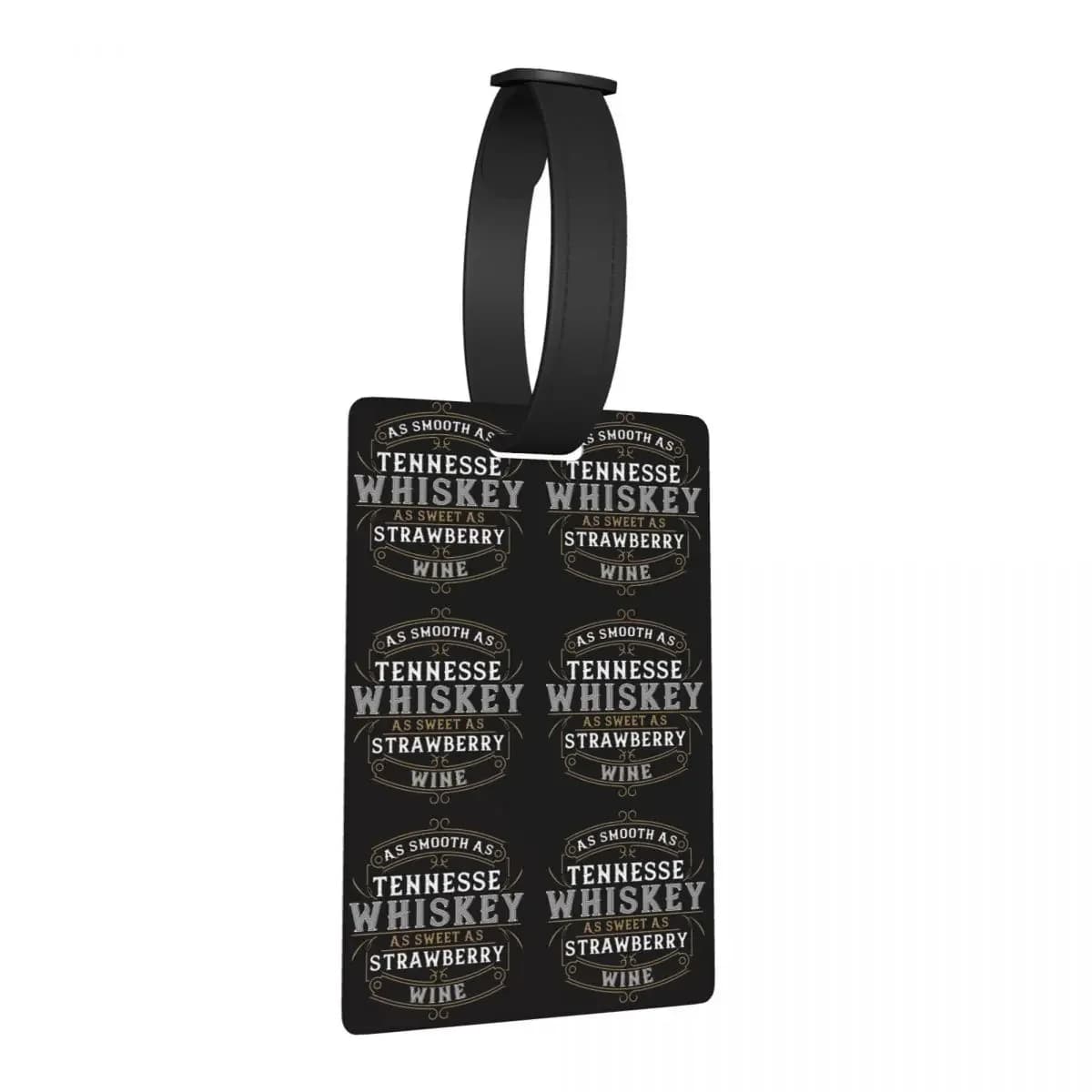 Come Smooth As Tennessee Whiskey Etichette per bagagli Accessorio per valigia Moda da viaggio Etichetta per imbarco per bagagli Porta etichette ID Nome Indirizzo
