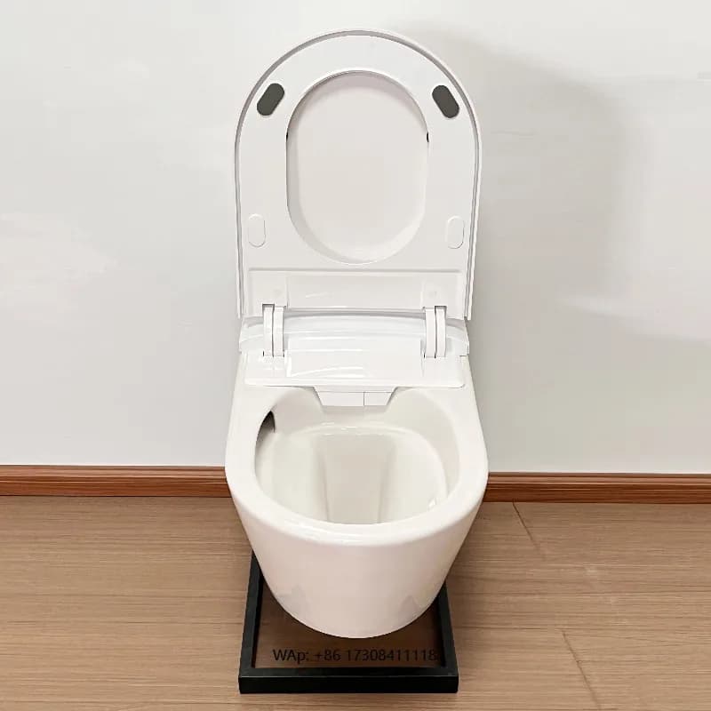 Luxury Smart Toilet Sensor Automatic Opening of Wall Cover Movement Heating Remote Extension No Water Pressure Limit