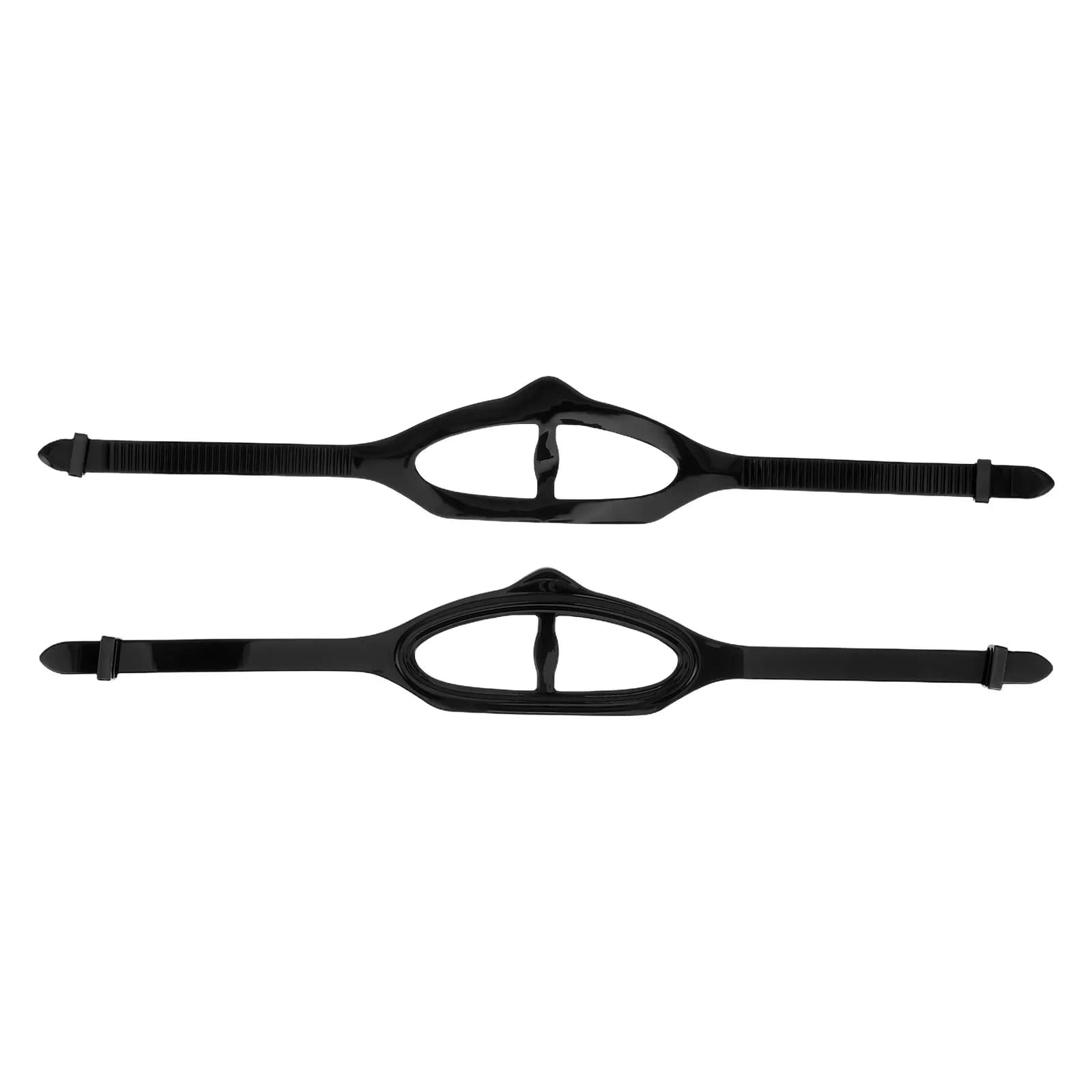 2 Pieces Transparent Silicone Straps for Underwater Masks, Replacement Strap for Men and Women, Diving and Snorkeling Accessories