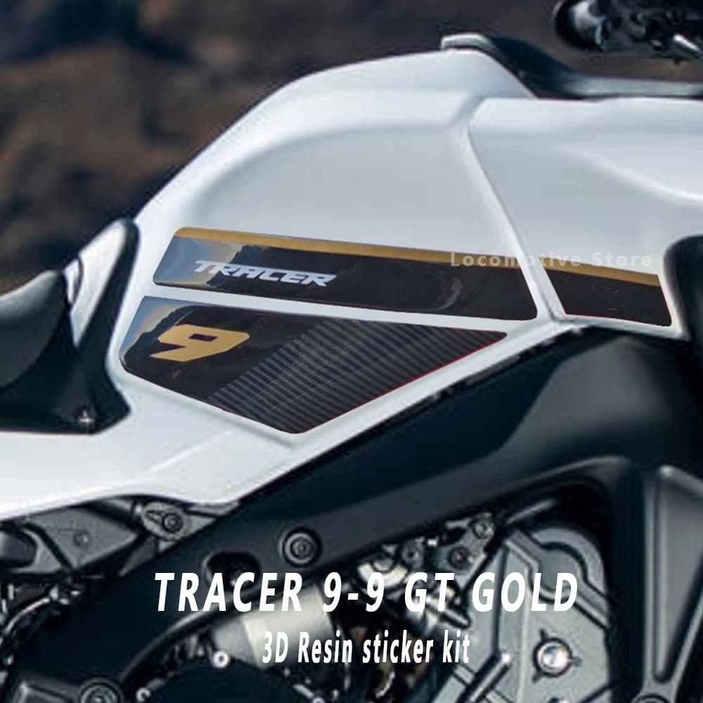Motorcycle Accessories Tank Pad 3D Gel Epoxy Resin Stickers Kit For Tracer 9 Tracer 9GT 2021 2022 2023 2024