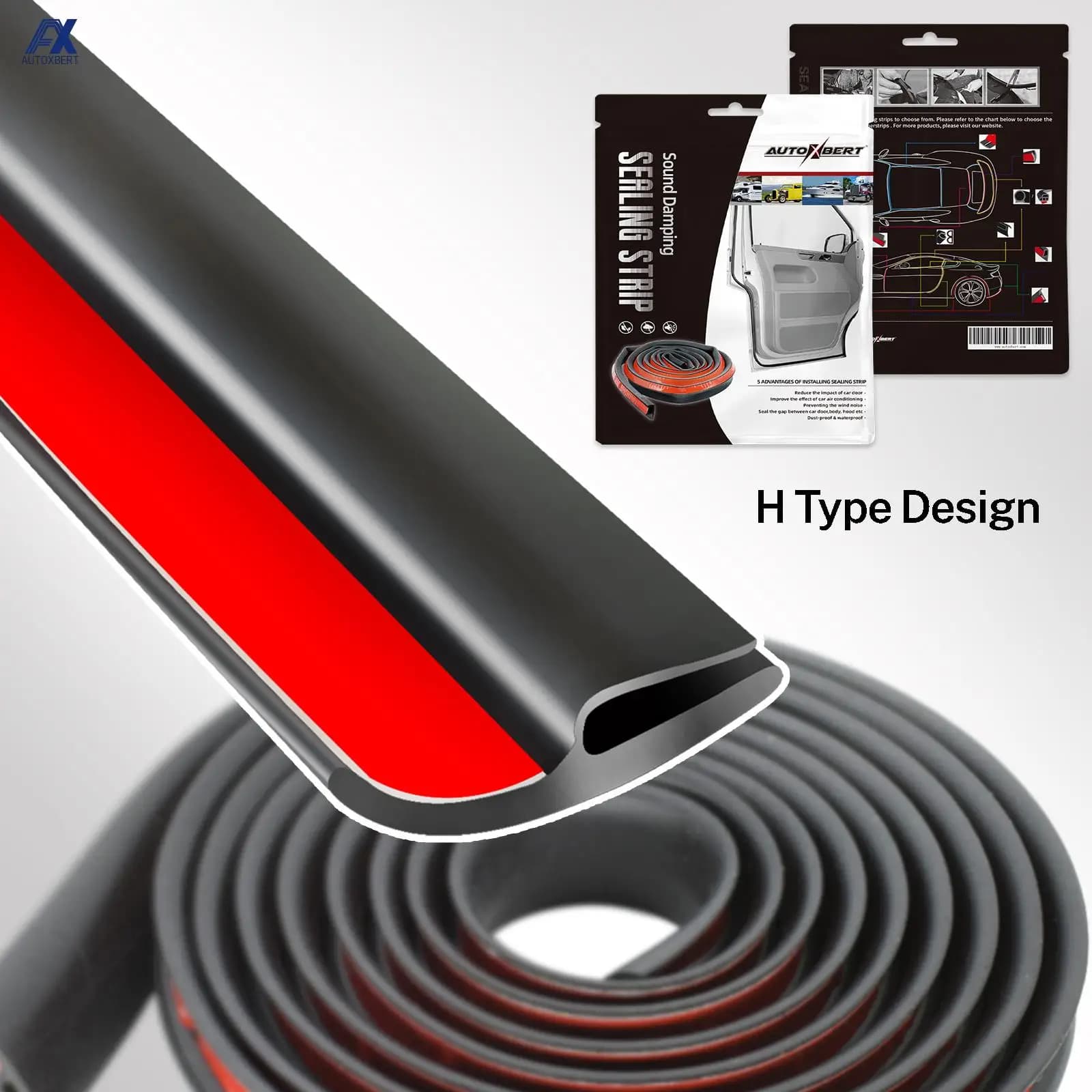 Tipo h Parabrezza Anteriore Per Auto Guarnizioni In Gomma Lunotto Posteriore Guarnizione Tetto Apribile Striscia di Guarnizione Trim Stampaggio di Tenuta Per BMW E46 E60 E90