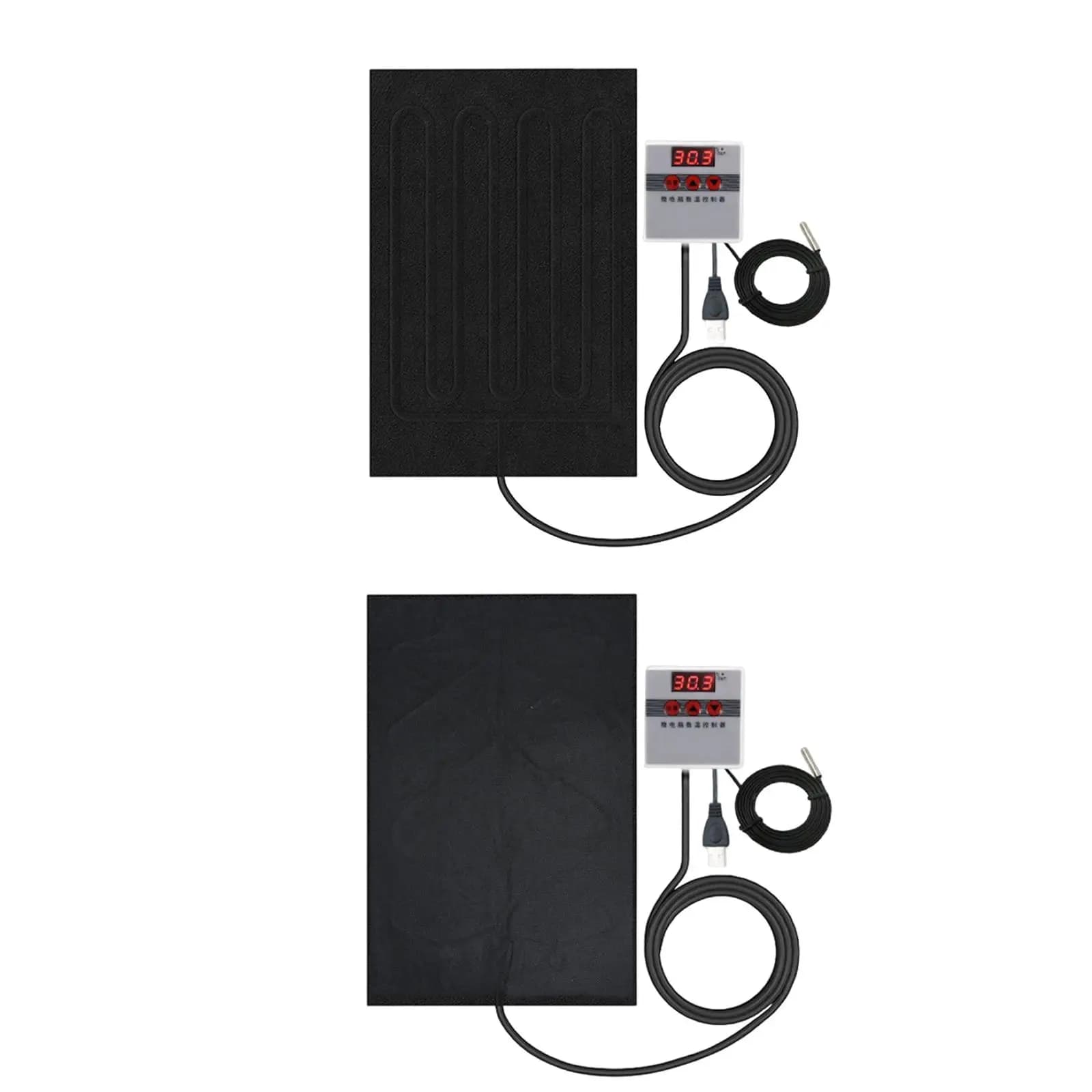 Tappetino riscaldante elettrico per animali domestici Coperta riscaldante per rettili a temperatura costante per la configurazione della lampada termica dell'acquario delle tartarughe