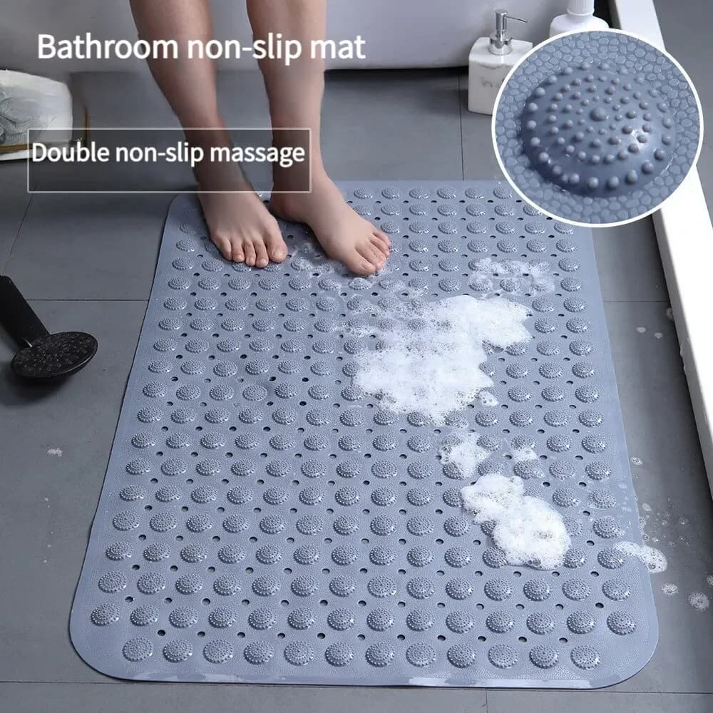 Tappetino da bagno per doccia Tappetino per vasca da bagno Bagno domestico Hollow idrofobico Addensare Tappetino antiscivolo Ventosa Vasca da bagno Massaggio Tappetino per piedi