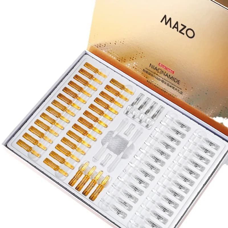 Set of 60 pieces of Nicotinamide essence, moisturizing serum for hyaluronic acid skin care, Set of essence for autumn and winter beauty salons