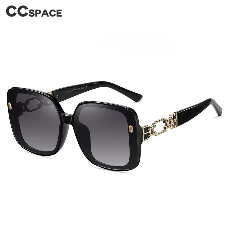 56321 Luxury Brand Designer occhiali da sole da donna con montatura grande occhiali da sole da gamba scavati popolari da donna occhiali sfumati Uv400