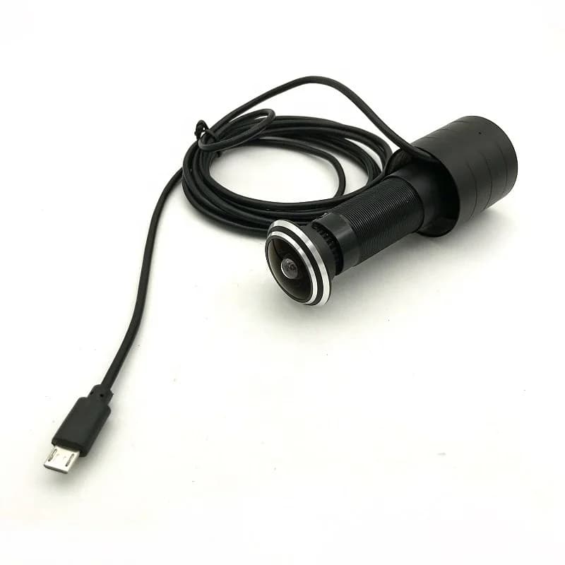 OEM Factory 1.78MM CMOS Fisheye Lens Door HD Camera Peephole 1080P 2MP Free Driver Wide Angle Micro USB Vandal-Proof IP65