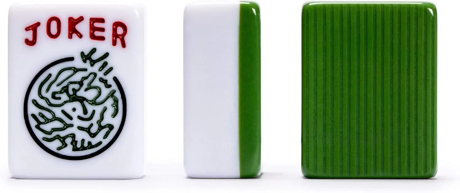 Set di 166 Tessere Mahjong Americane, Stile Huntington, in Melamina, 1,2x0,9x0,5 pollici, Solo Tessere