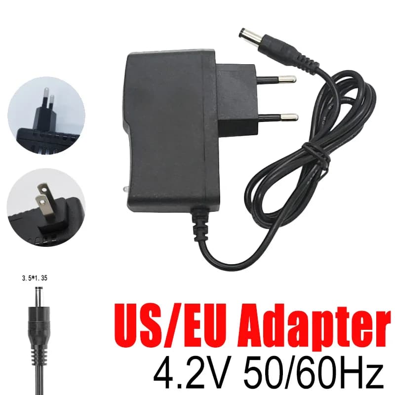 Adattatore per caricabatterie | Adattatore da viaggio con alimentazione in uscita AC4.2V/5V, caricabatterie universale con spina standard USA/UE per telefoni, torcia frontale