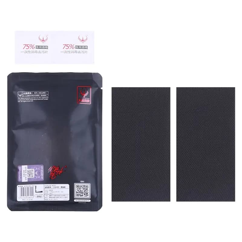 2 pz/pacco nastro per Mouse antiscivolo Original Hotline Games fai da te 14x7cm pattini per Mouse adesivi laterali cuscinetti resistenti al sudore