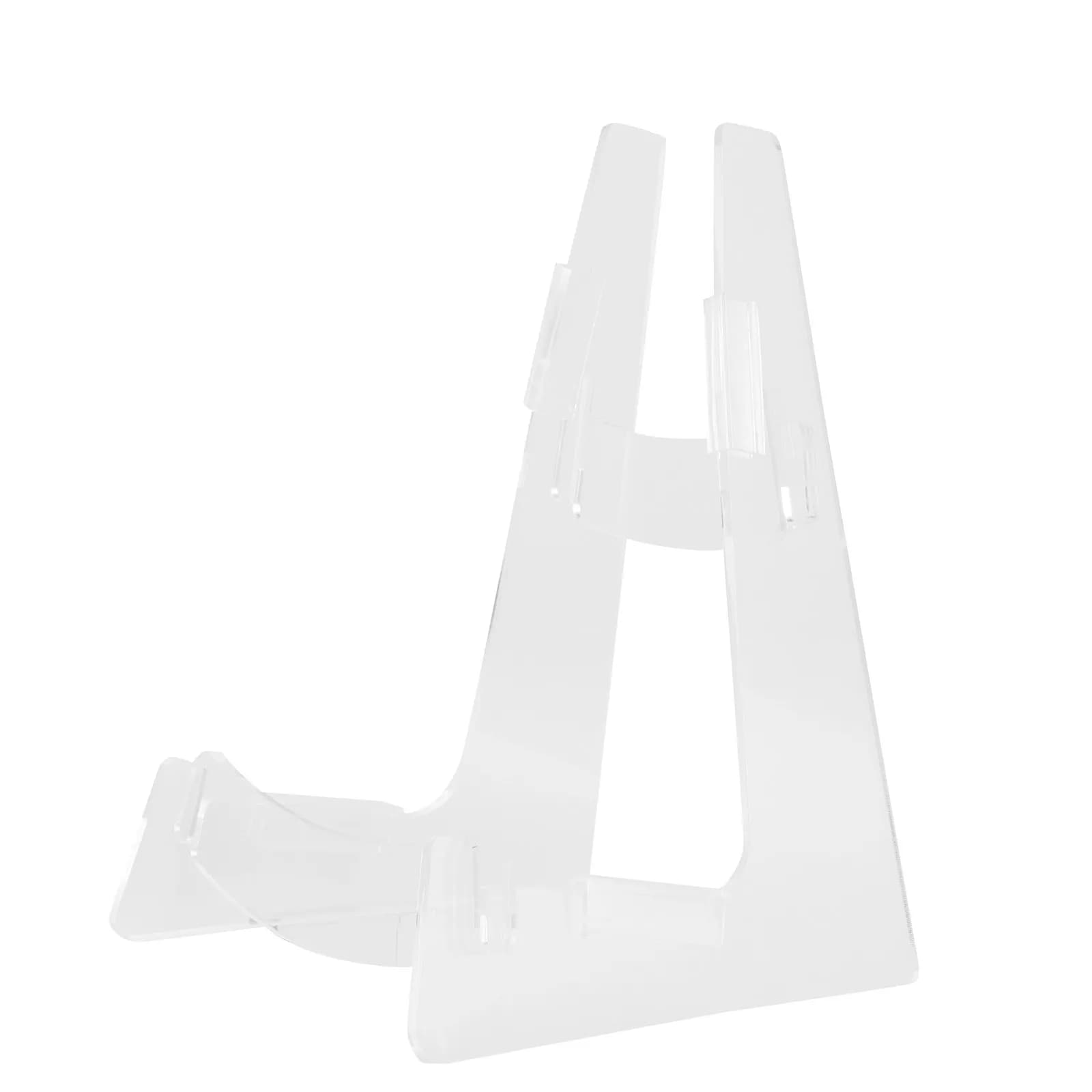 Supporto per Chitarra in Acrilico da Pavimento per Chitarra Elettrica, Acustica, Basso, Violino, Ukulele, Mandolino, Banjo - Espositore Stabile per Sala Musicale