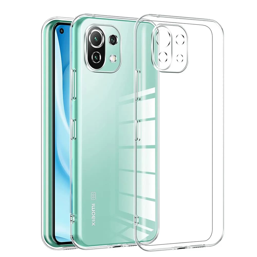 Custodia morbida in silicone per Xiaomi Mi 11 Lite 11i 11X Pro Ultra 5g Ultra sottile trasparente sottile guscio del telefono copertura in TPU trasparente antiurto