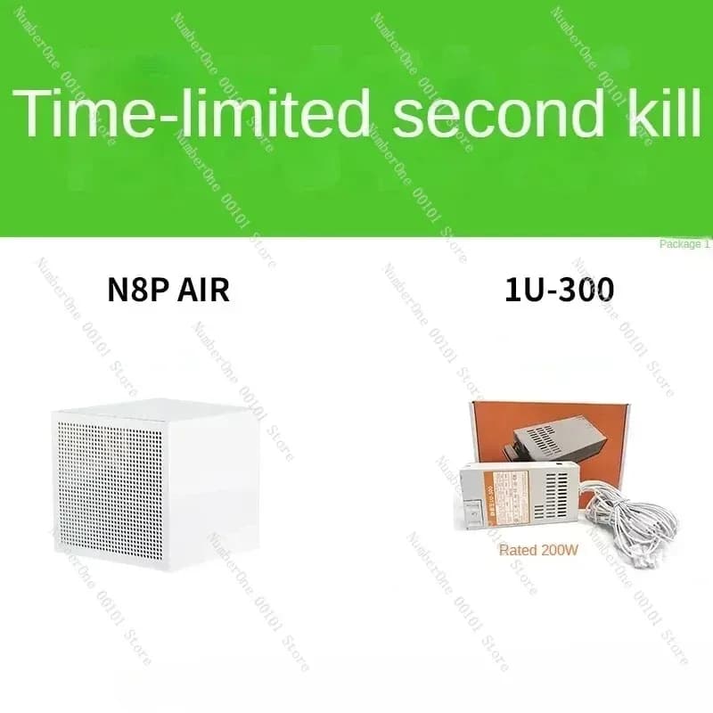 Case NAS Mini ITX a 8 Bay, Enclosure Compatto per Archiviazione di Rete per Server Domestici e Configurazioni di Dischi Rigidi