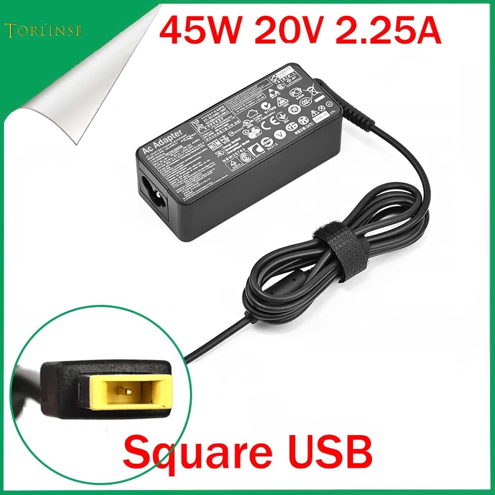Caricatore adattatore CA per laptop 20V 2.25A 45W per Lenovo Thinkpad ADLX45NLC3 ADLX45NDC3A ADLX45NCC3A 0C19880 59370508 ADLX45NLC3A